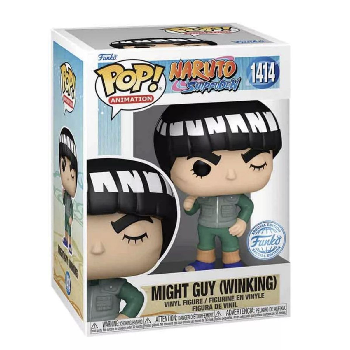 FUNKO - Might Guy Guiñando Funko Pop 1414 Naruto Shippuden