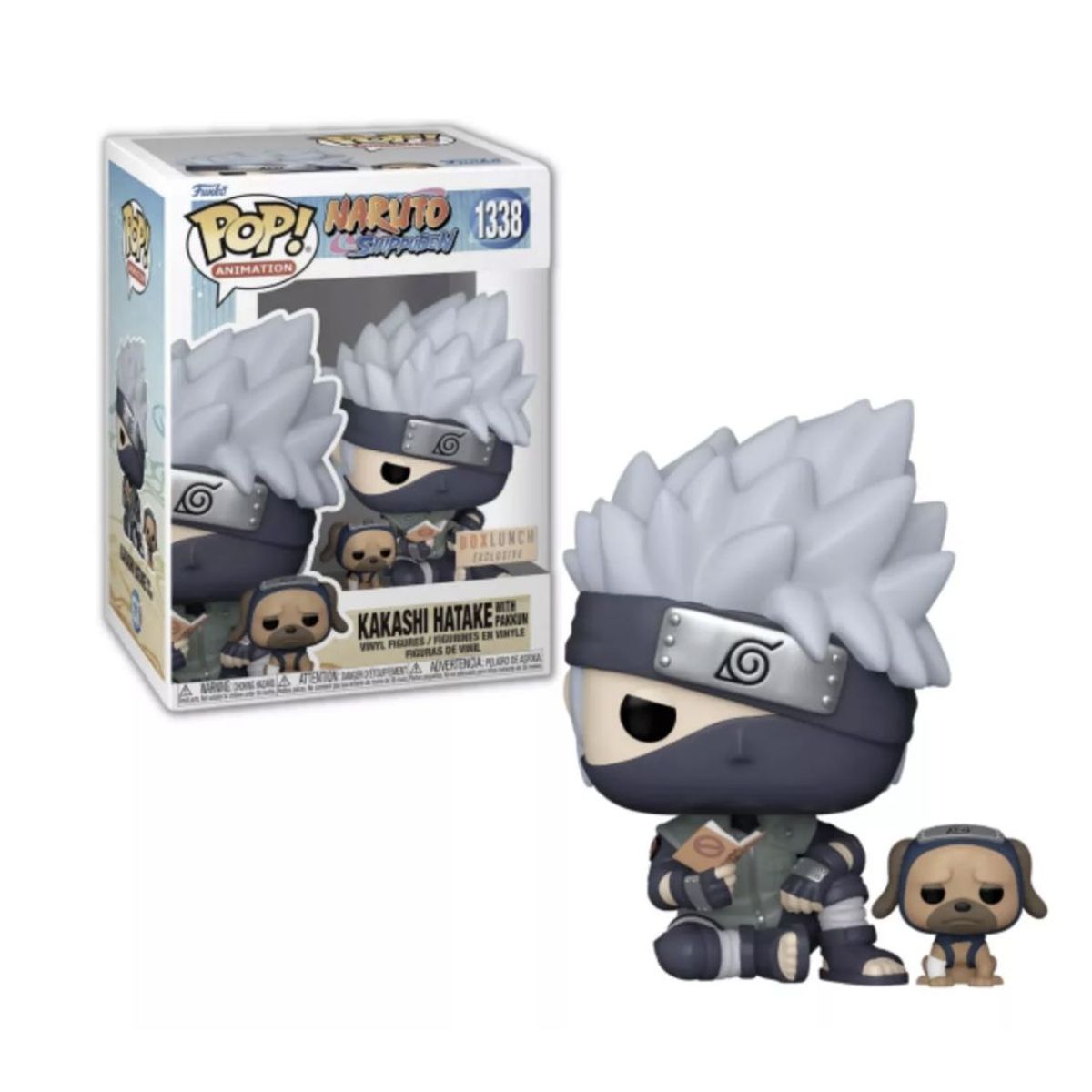 FUNKO - Kakashi Con Pakkun Funko Pop 1338 Naruto Boxlunch