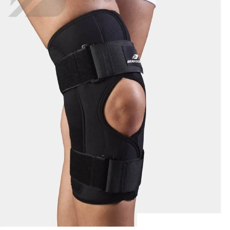 BRANSON - Rodillera articulada con bisagra Branson negro Talla XL