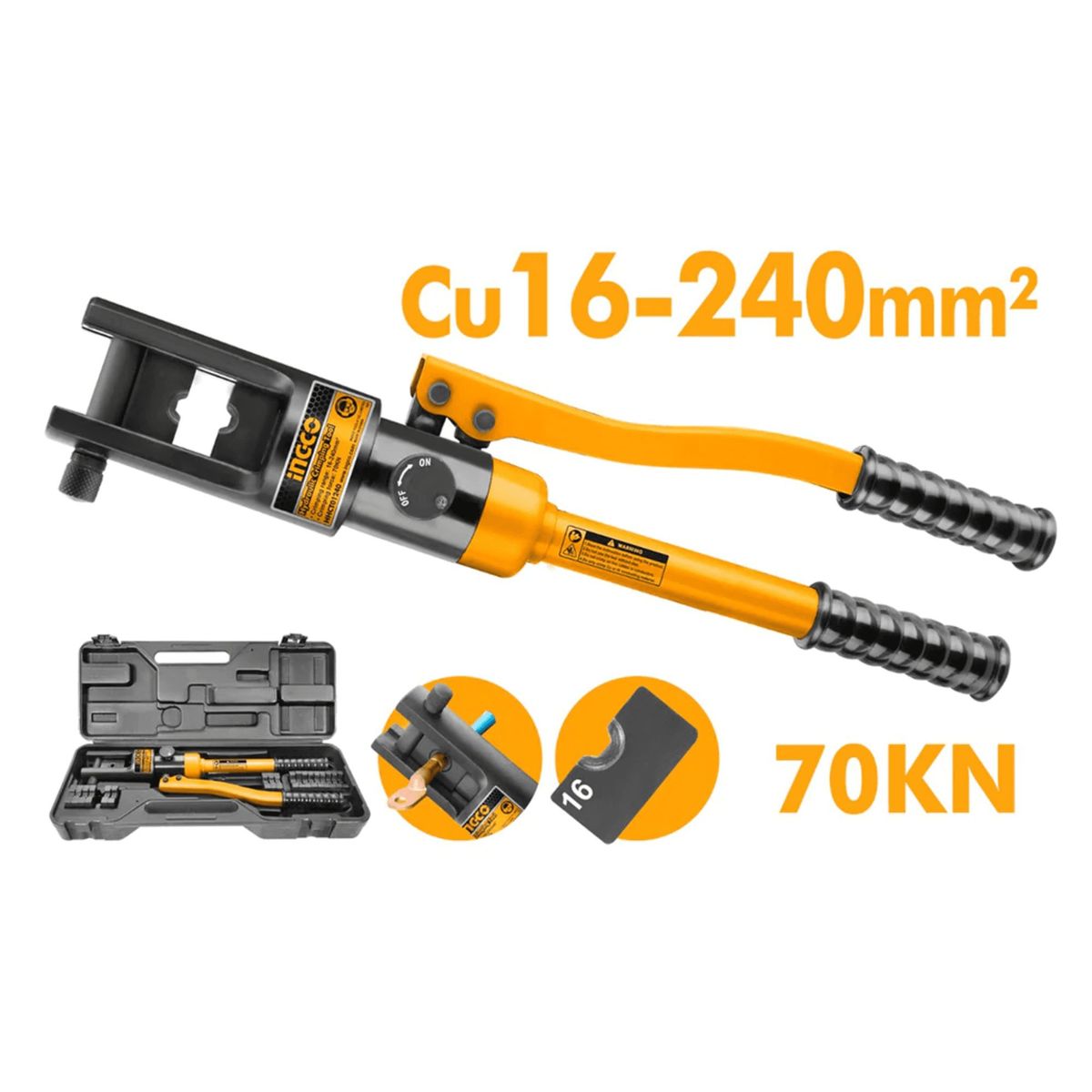 INGCO TOOLS - Ponchadora Hidraulica Ingco