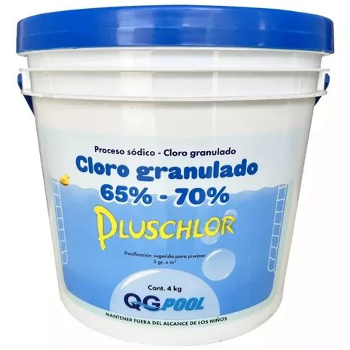 LLUMPAY - Cloro Granulado 65%-70% Pluschlor de 4kg