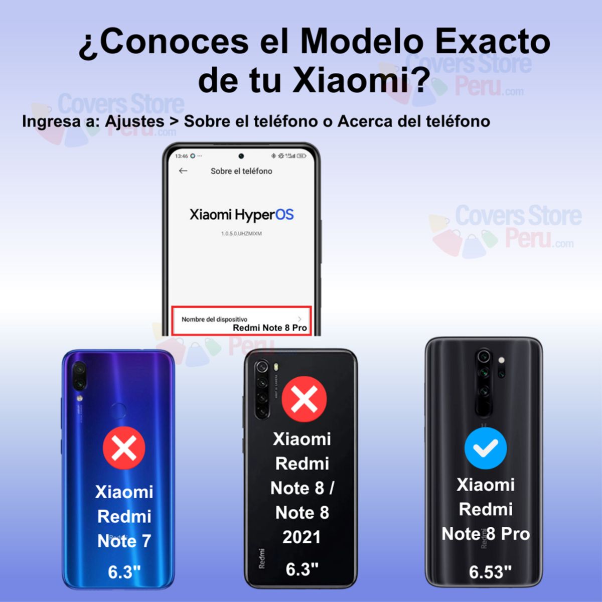 GENERICO - Funda Case para Xiaomi Redmi Note 8 Pro Ahumado Mate Azul Resistente