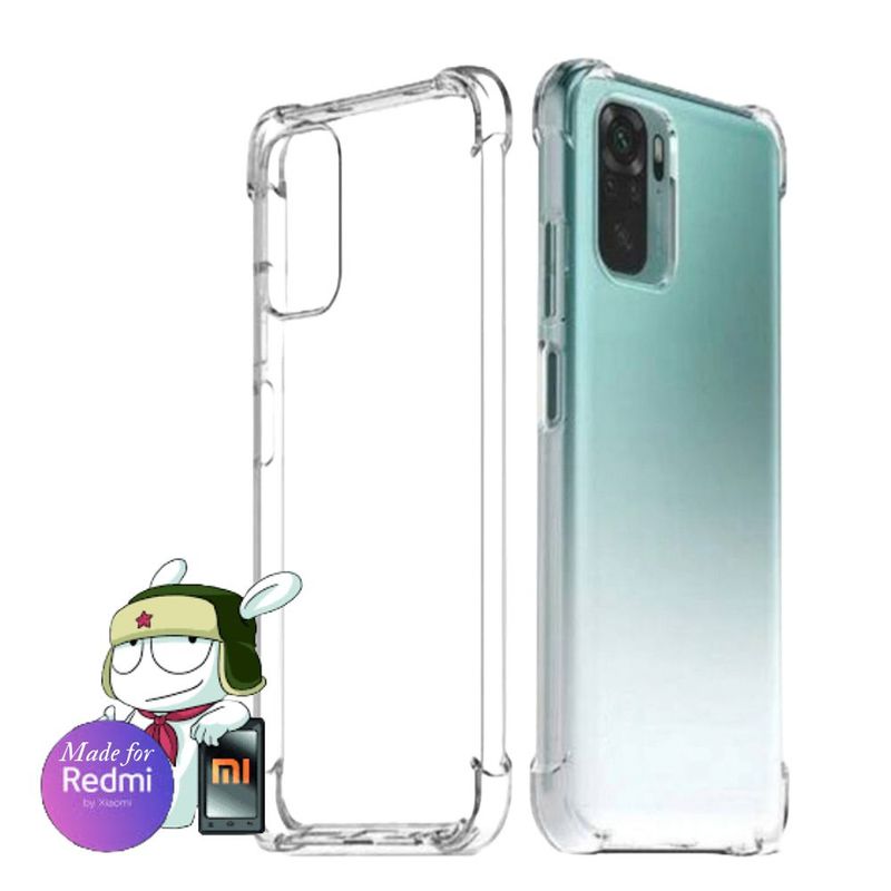 GENERICO - Space Clear Case Redmi NOTE 10 Pro 4G Con Marca