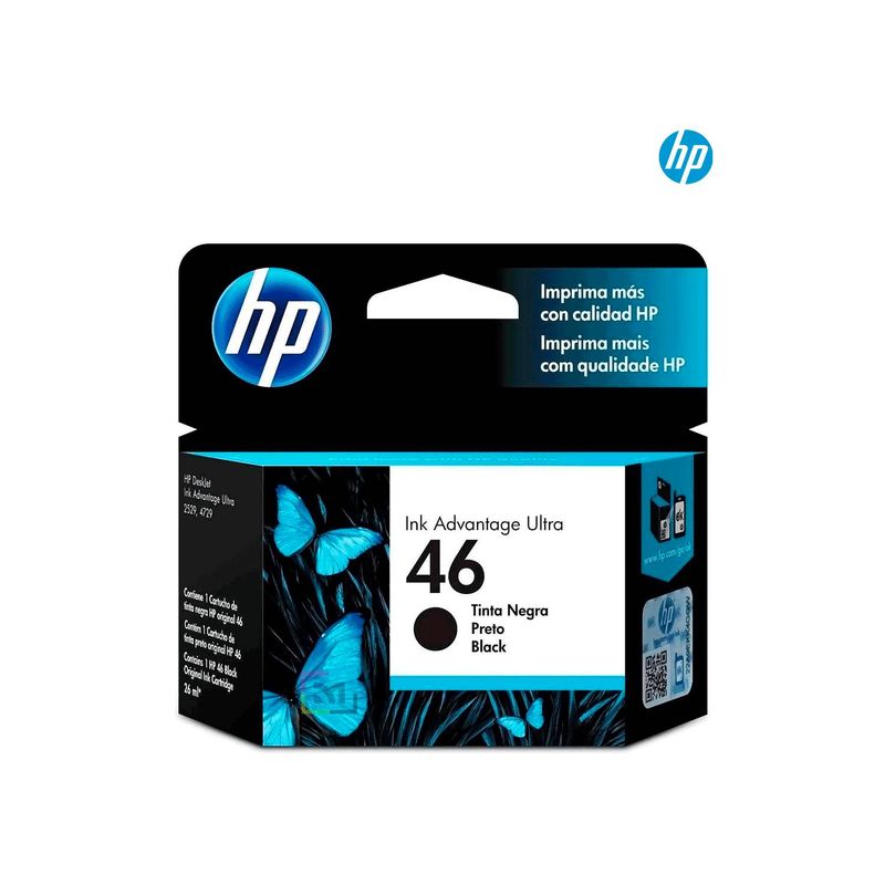 HP - Cartucho HP 46 Negro CZ637AL original