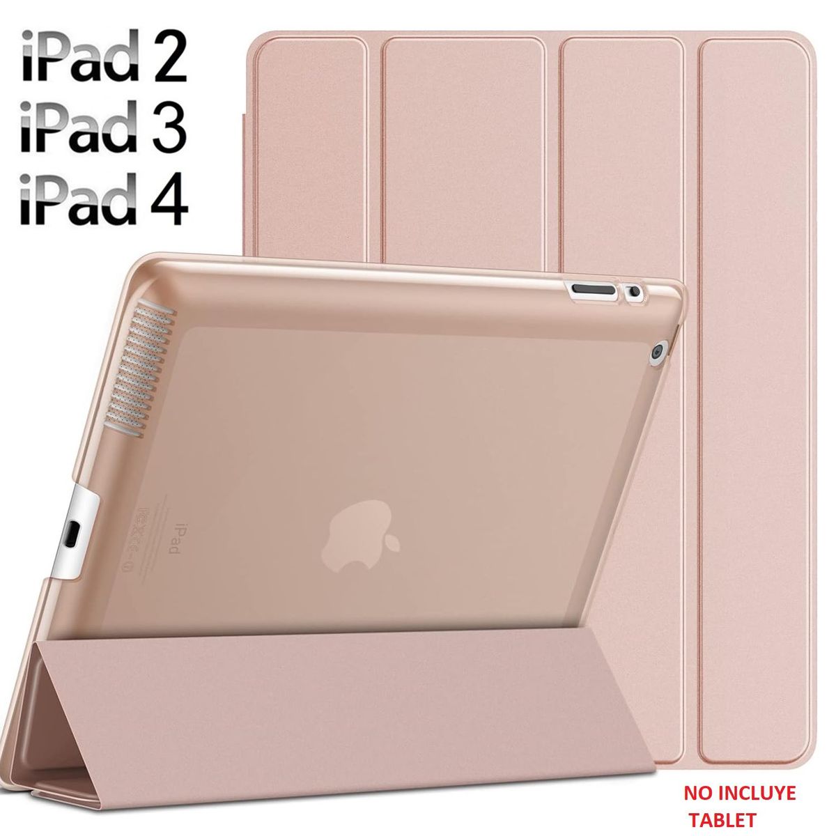 GENERICO - Funda Smart Cover para iPad 2 / 3 / 4 Case Protector Estuche Forro