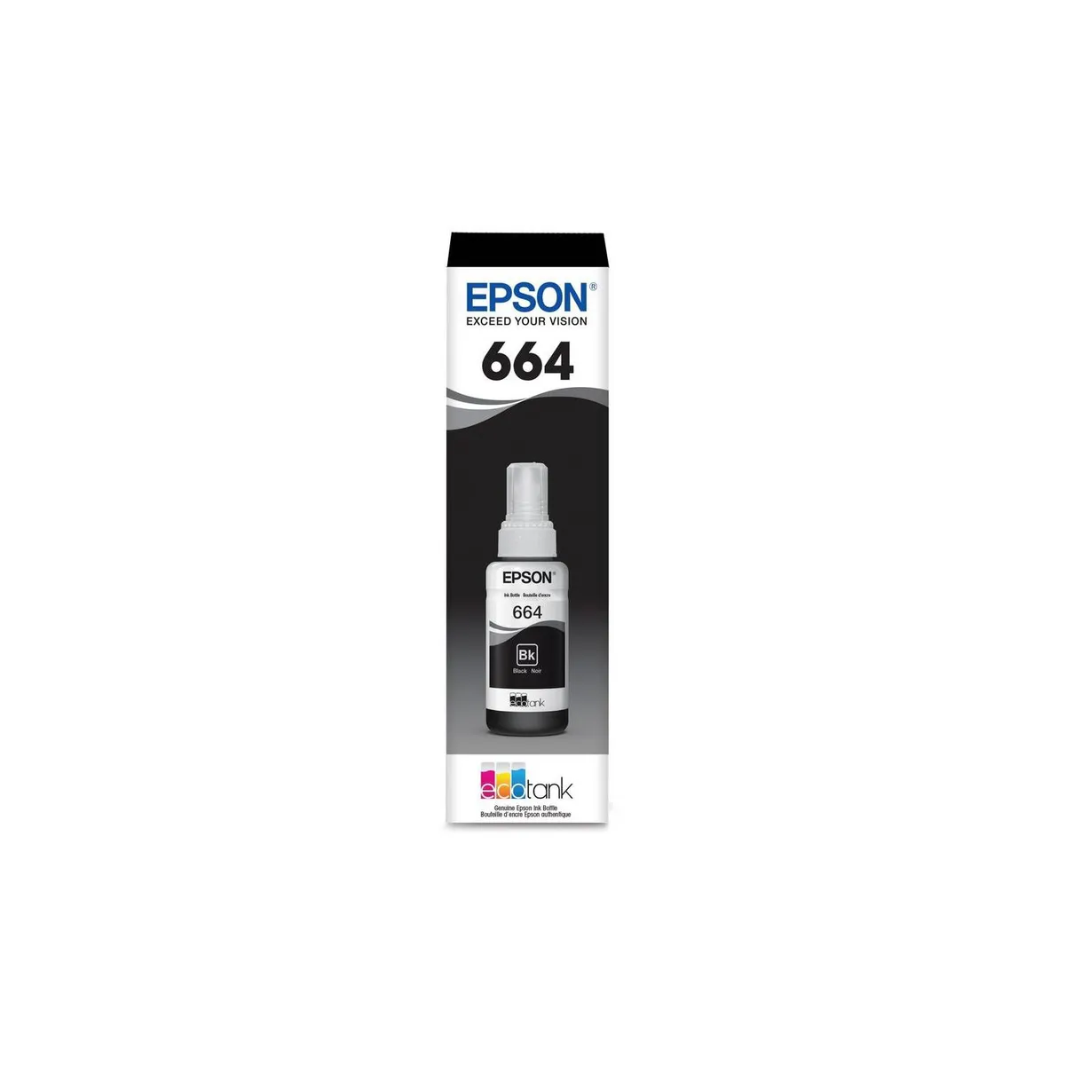 EPSON - Tinta 664 original tinta epson t664 botella tinta negro epson serie l