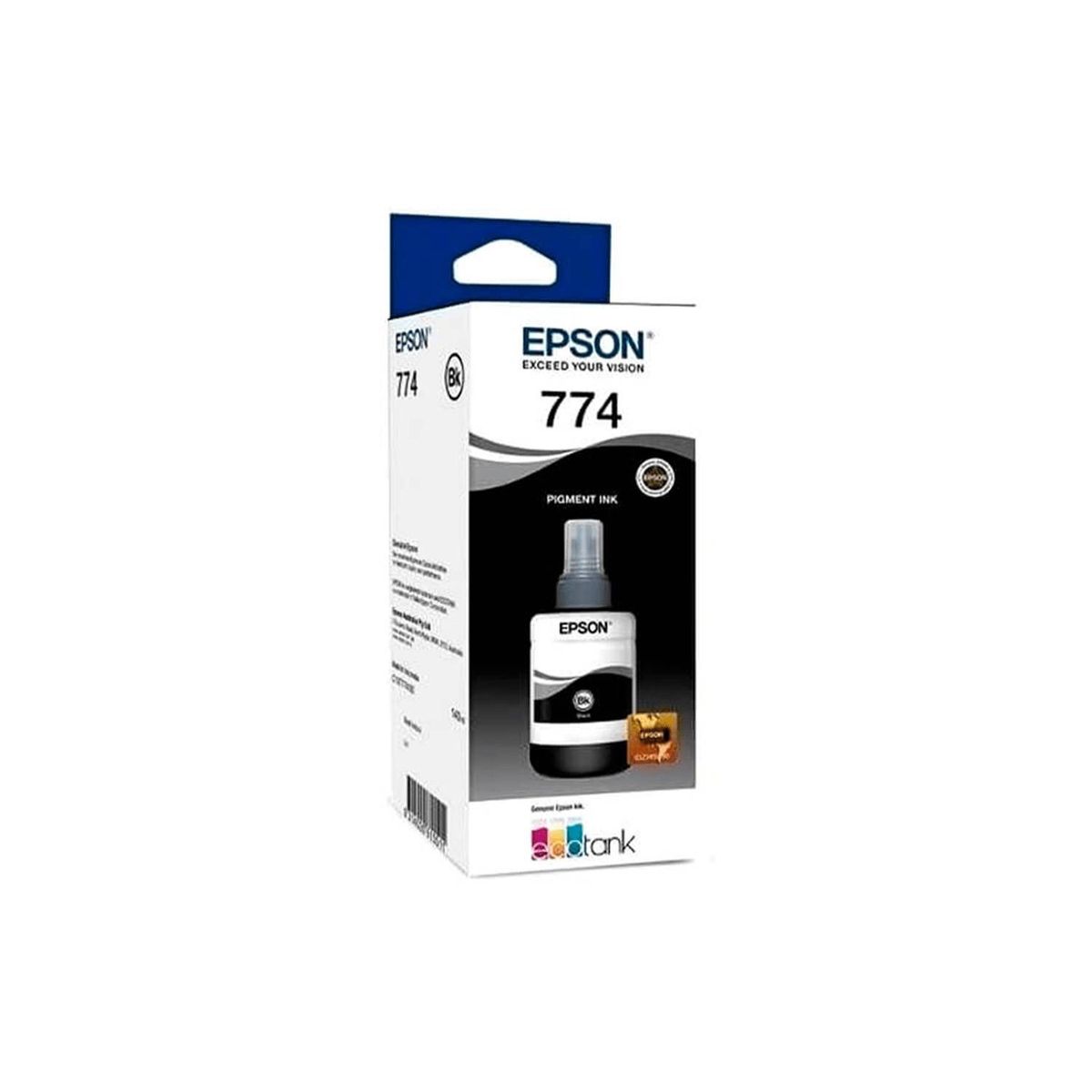 EPSON - Botella de tinta epson 774 140ml tinta negra t774120