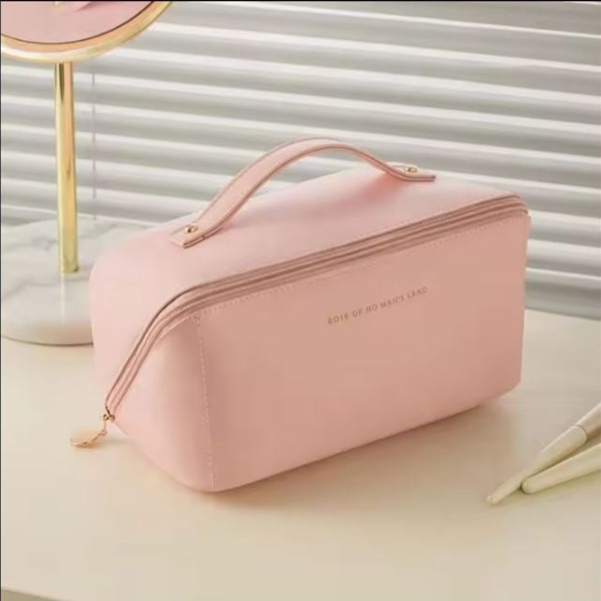 GENERICO - Bolso Para Cosméticos Maquillaje Portátil Con Divisiones