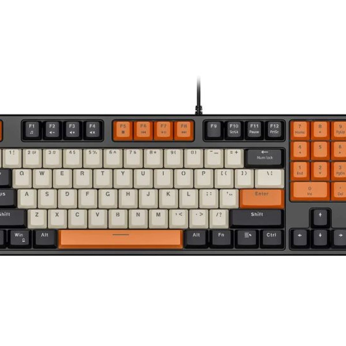 HAVIT - Teclado para computadora mecanico Havit color tricolor RGB