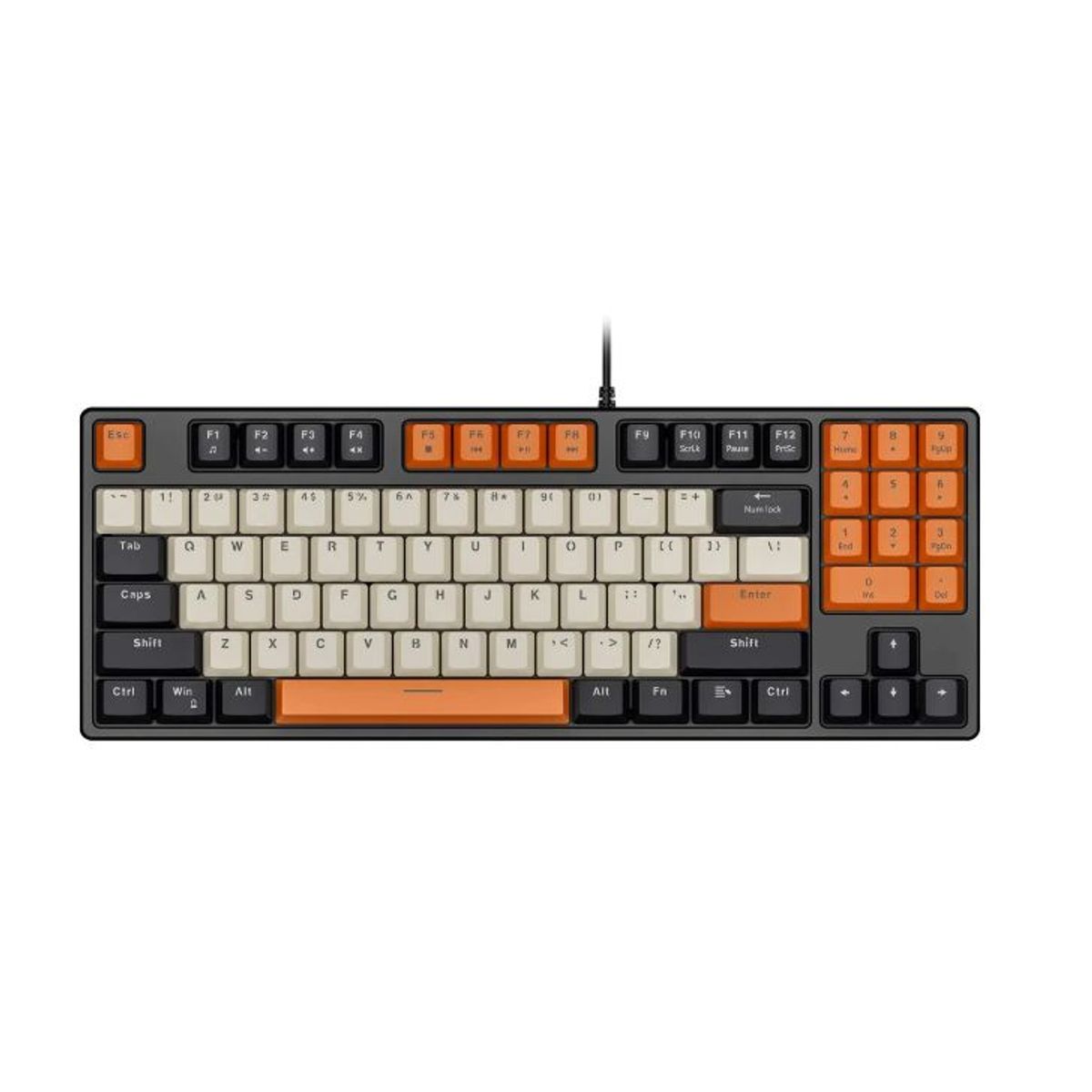 HAVIT - Teclado para computadora mecanico Havit color tricolor RGB