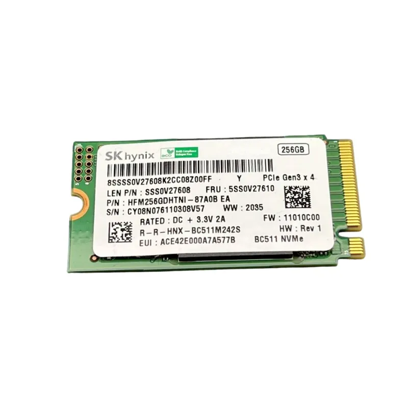 GENERICO - Disco Duro SSD Hynix.  M2 Mini NVME BC511.  256 Gb