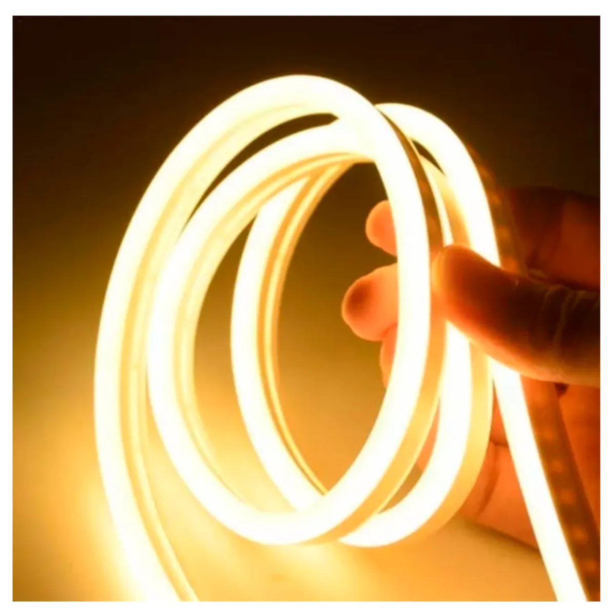 SEISA - Cinta Led Neon 5 metros 12v RGB TIra Luces Led RGB + Control Remoto