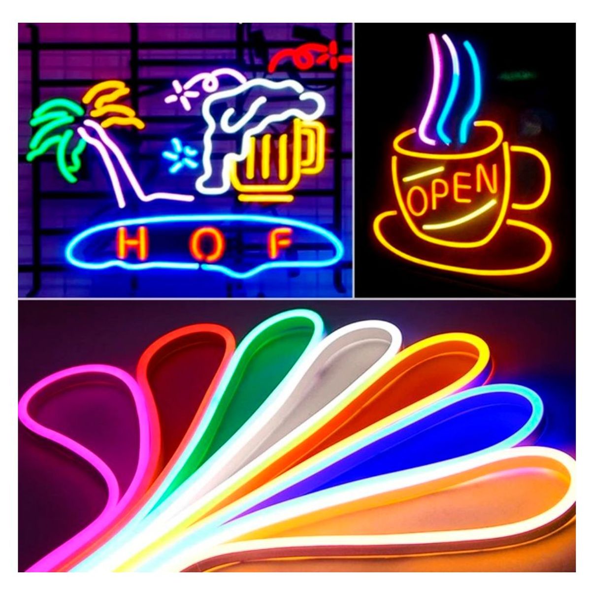 GENERICO - Cinta Led Neon 5 metros 12v RGB TIra Luces Led RGB + Control Remoto