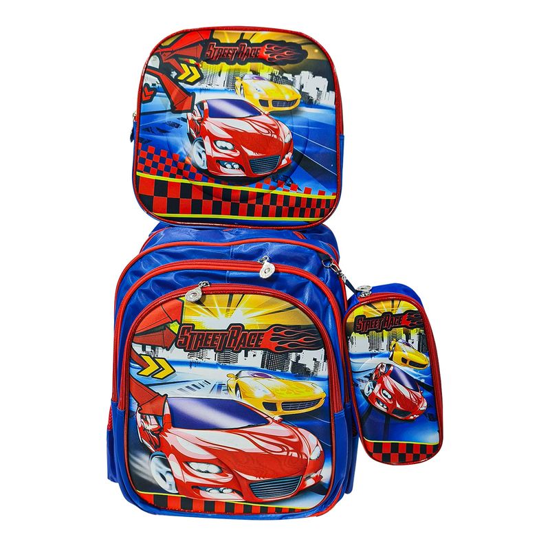 GENERICO - Mochila Escolar en Alto Relieve 3 en 1_.