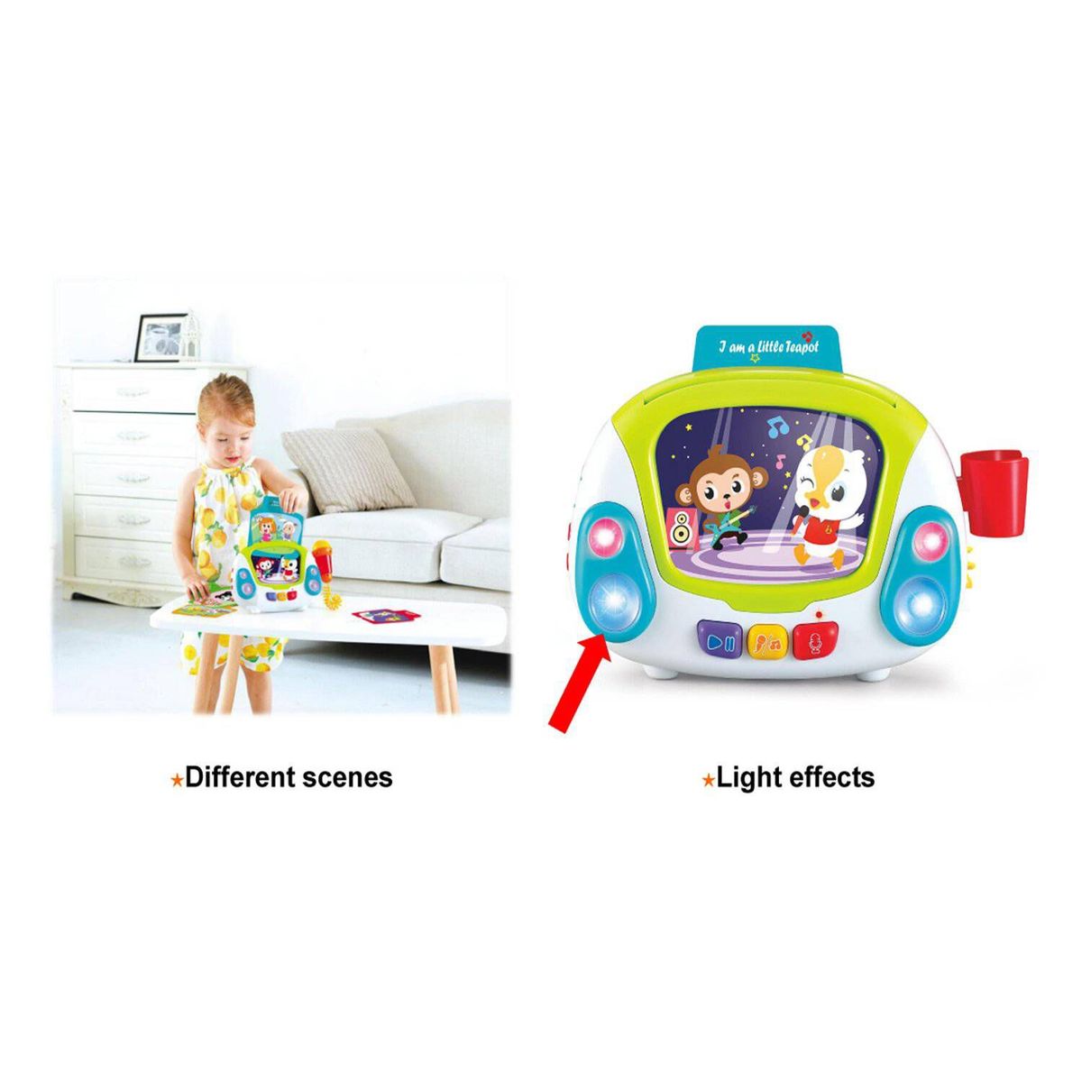 GENERICO - Juguete Karaoke Portátil 2 en 1 Hola 3138