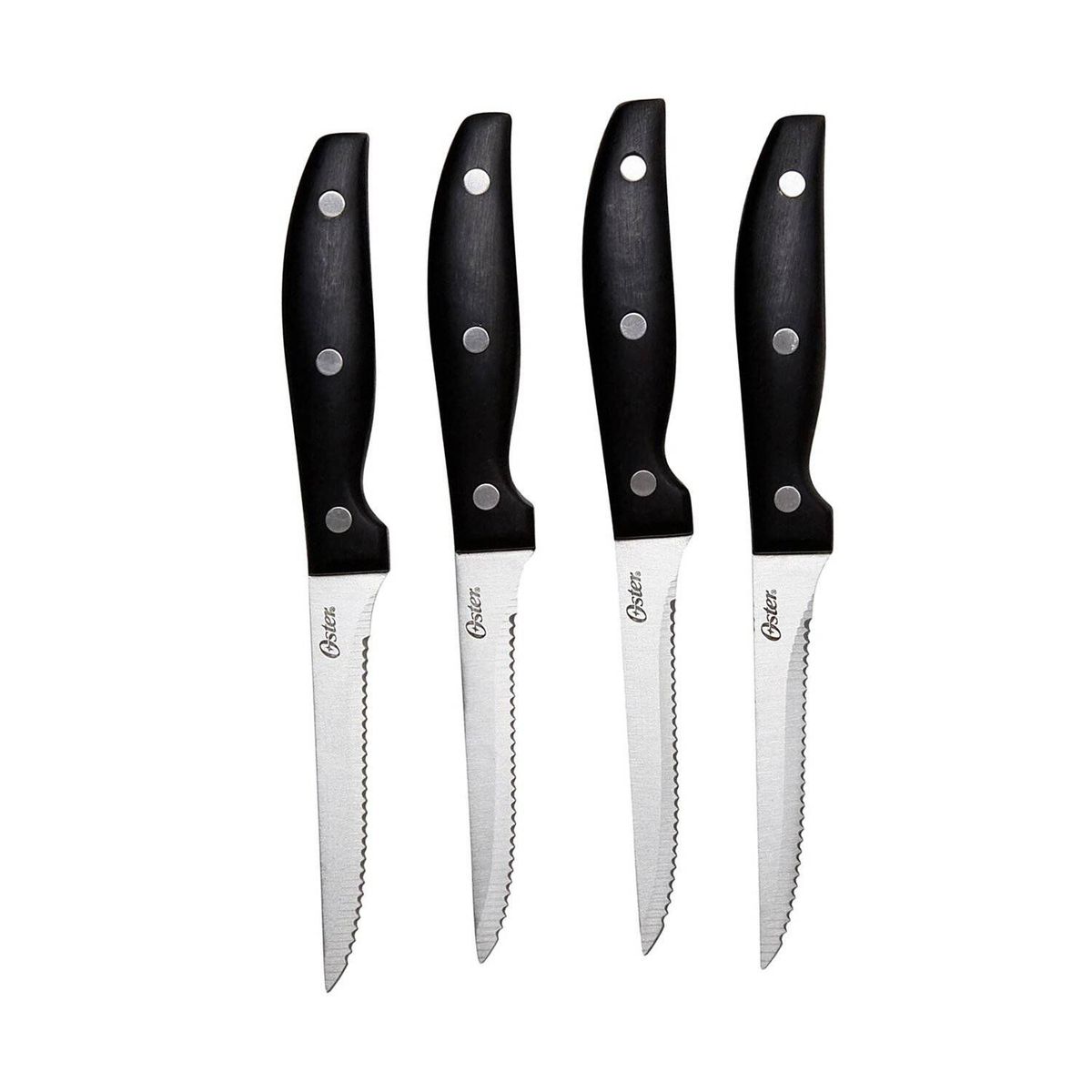 OSTER - Set de Cuchillos Steak Knife 4 Piezas Acero