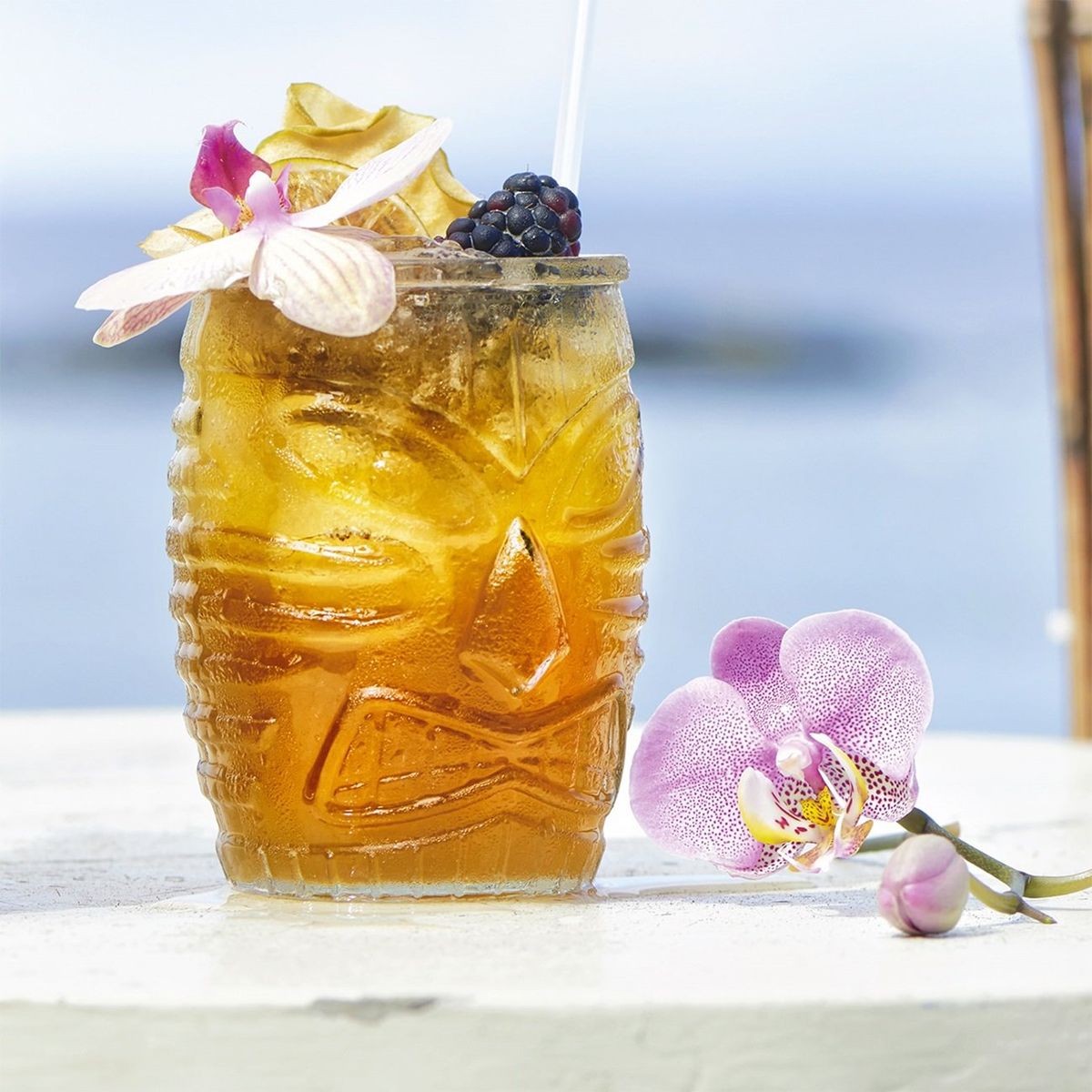 LIBBEY - Vaso Tiki  Double Old Fashioned 473 ml. / 16 oz. Juego de 4 Vasos