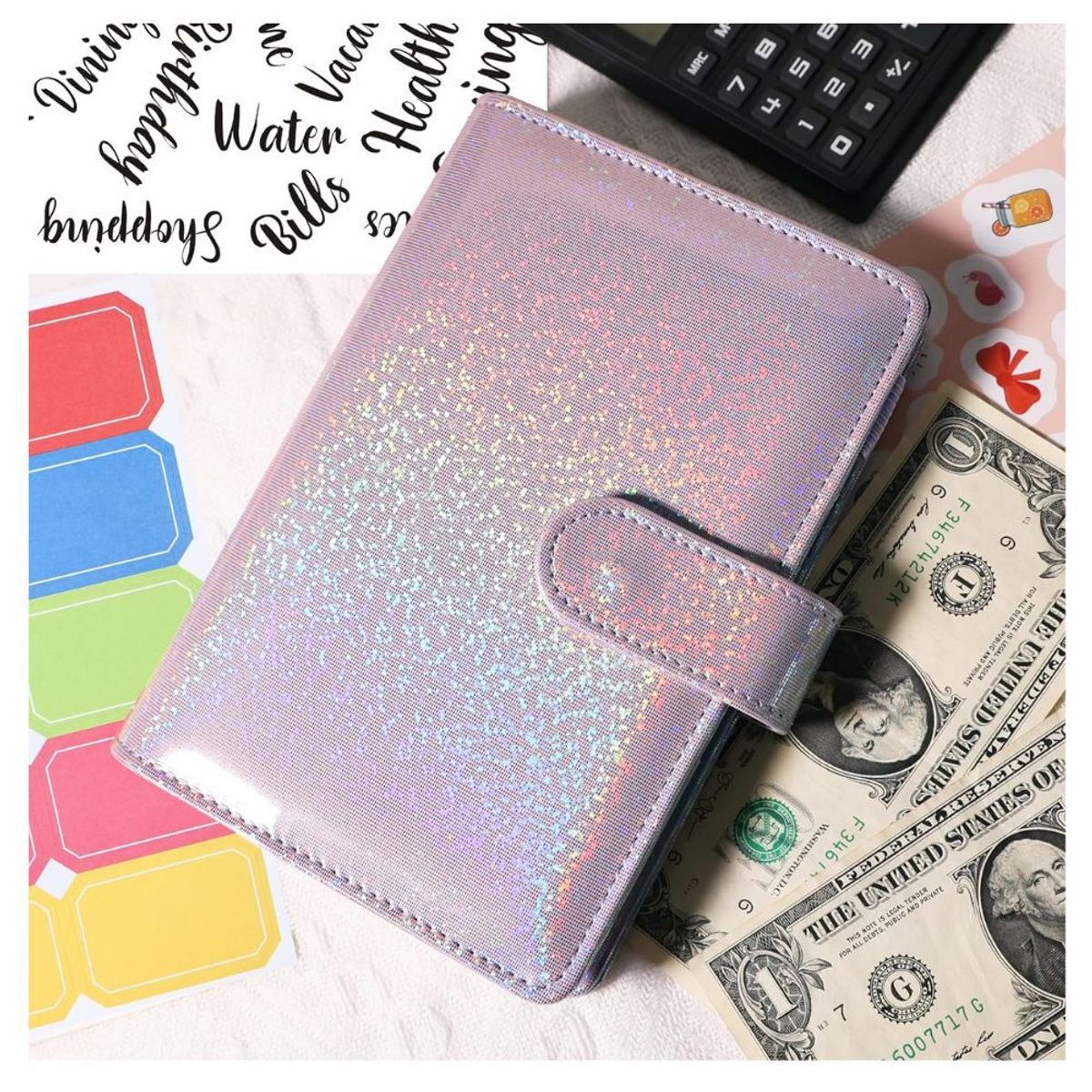 GENERICO - Carpeta Binder Planificador Kawaii Morado