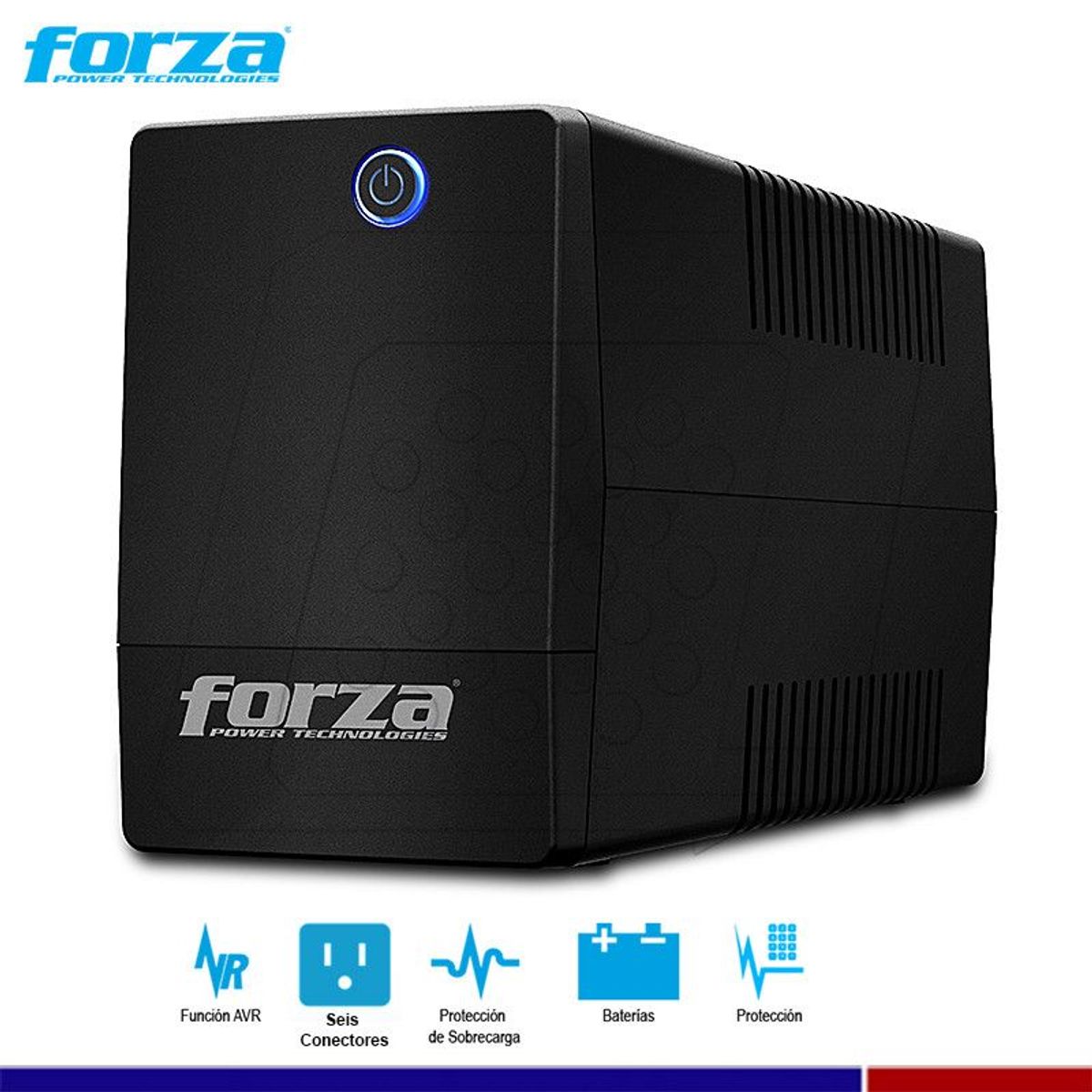 FORZA - ESTABILIZADOR UPS 4 TOMAS 220V / 1000VA / 500W (2)  FZ-NT-1012U