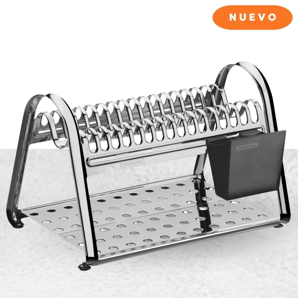 TRAMONTINA - Escurridor De Platos Tramontina Ciclo De Acero Inoxidable