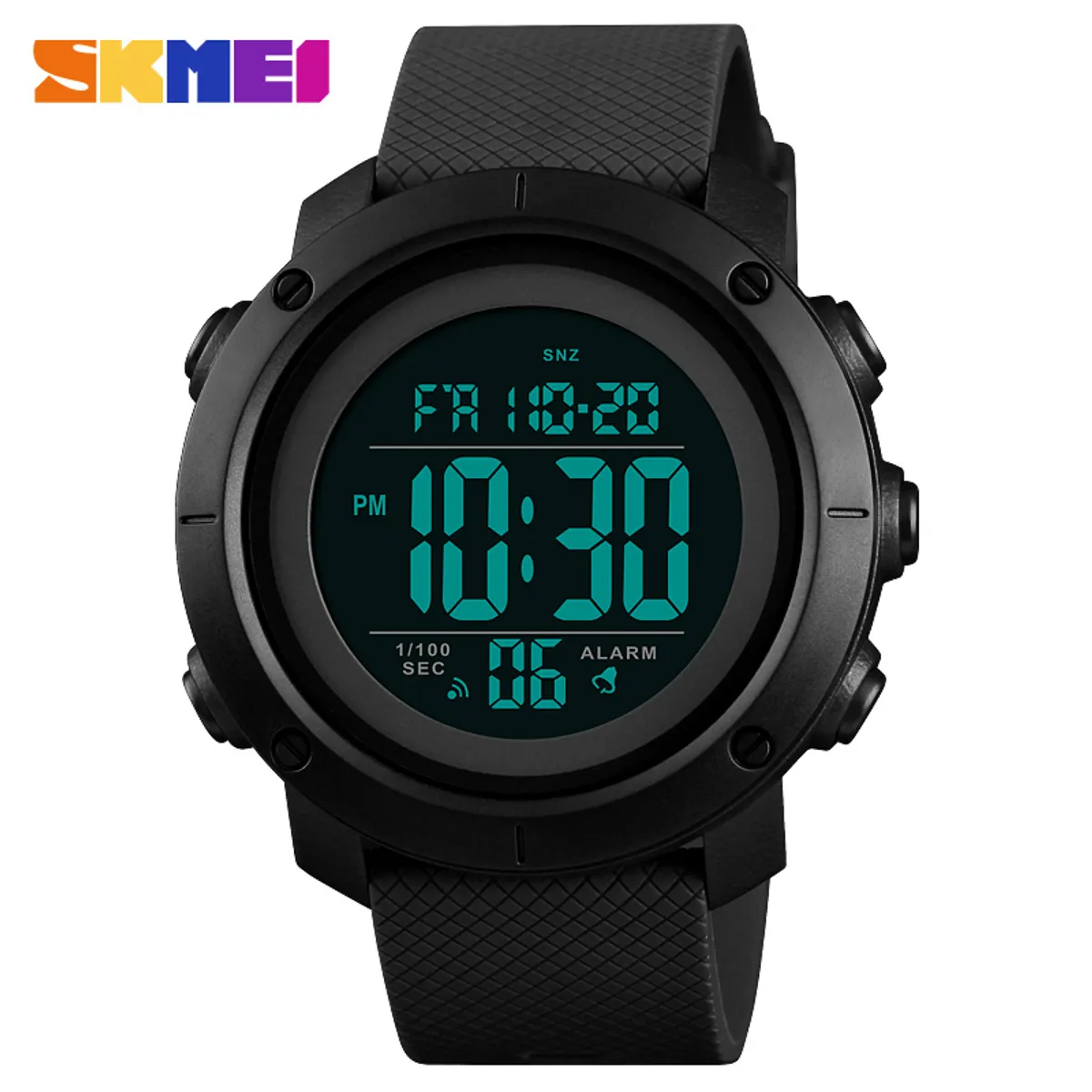 SKMEI - Reloj Skmei 1434 Negro Correa Silicona
