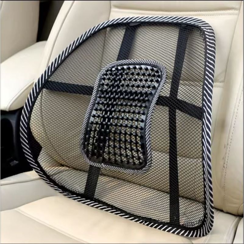 GENERICO - Cojin Respaldar Lumbar Silla Dolor De Espalda Autos