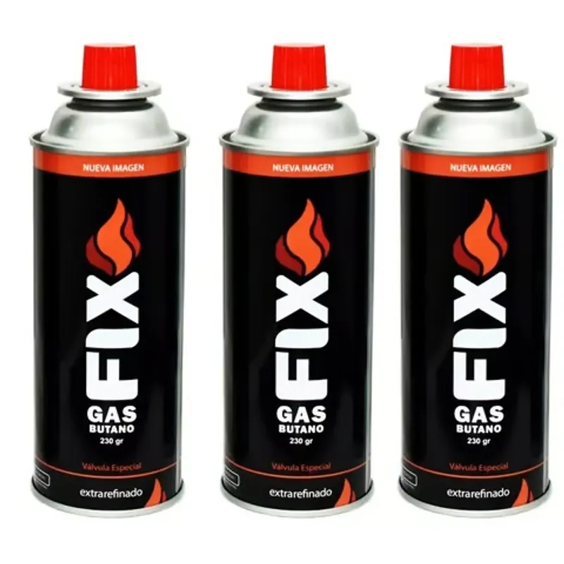 FIX - Gas Butano FIX Cocina Portatil Camping Cabezal x 03