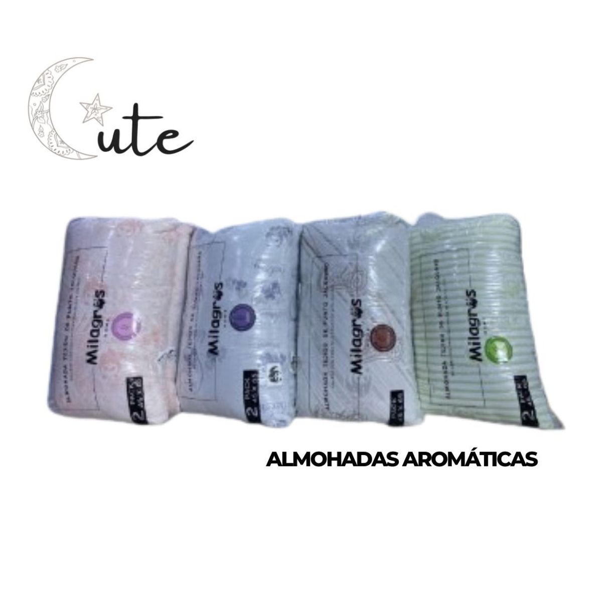 DISEÑO ORIGINAL - DÚO DE ALMOHADAS AROMÁTICAS 50cm x 65cm.