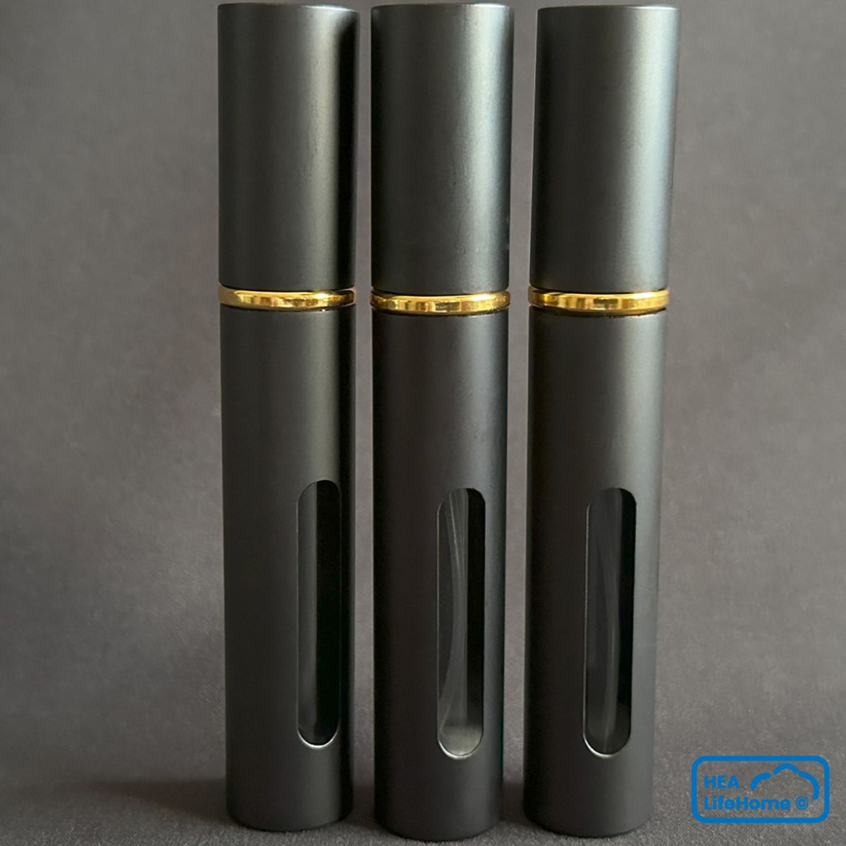 GENERICO - ATOMIZADOR 10ML NEGRO - Llévalo Contigo x 2 unidades