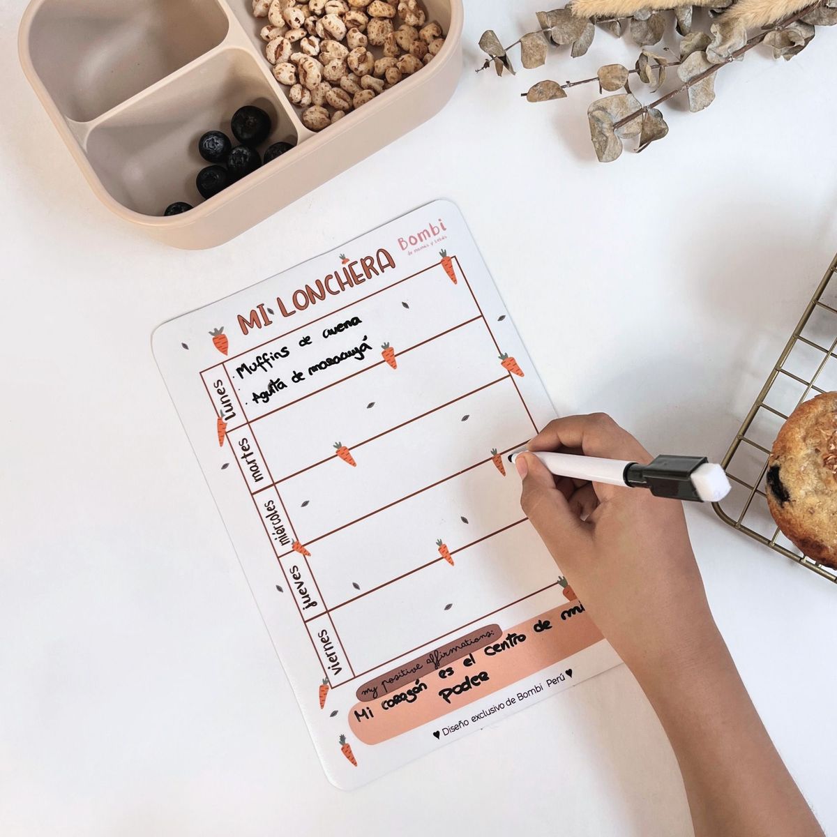 GENERICO - Planner Lonchera Carrot Bombi