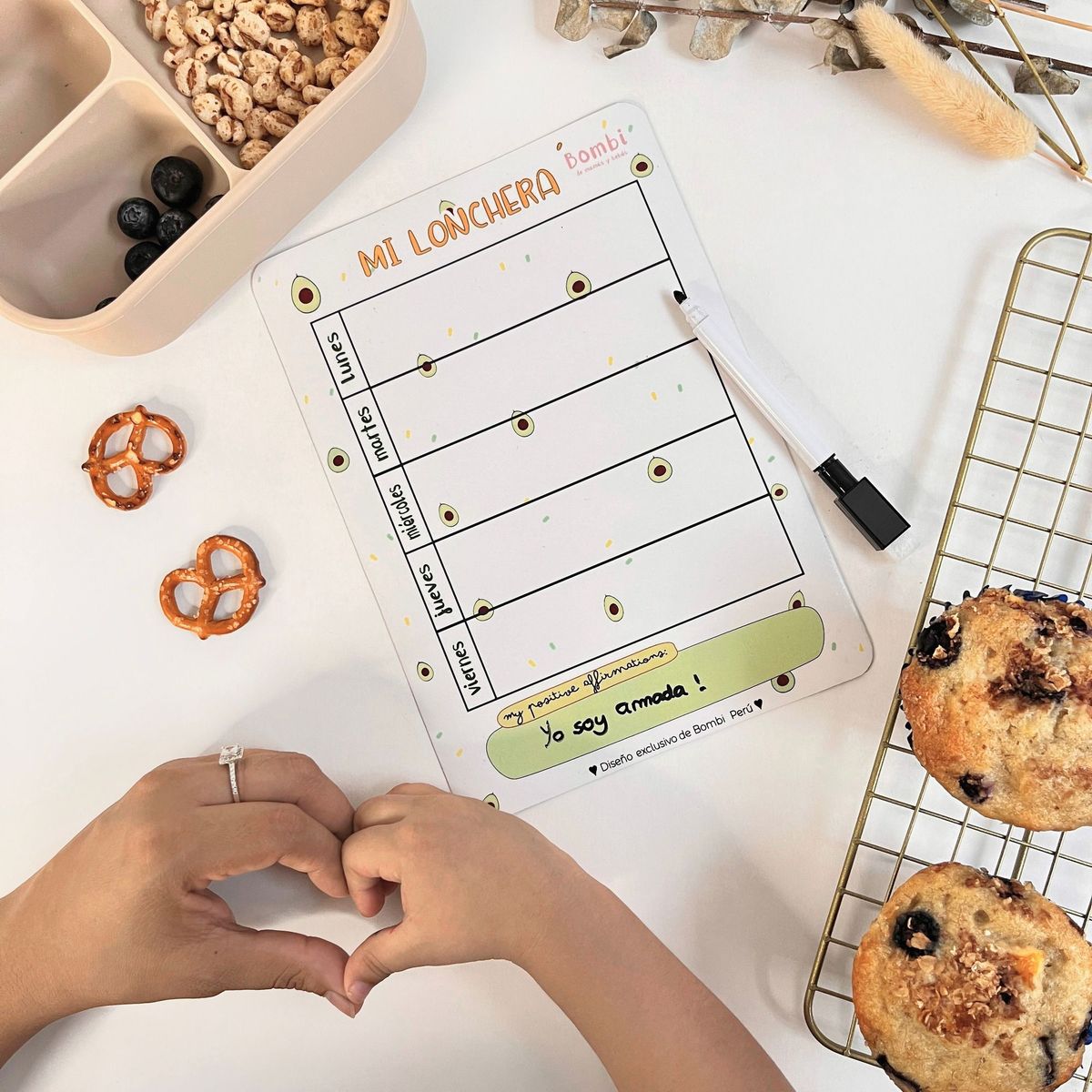 GENERICO - Planner Lonchera Avocado Bombi