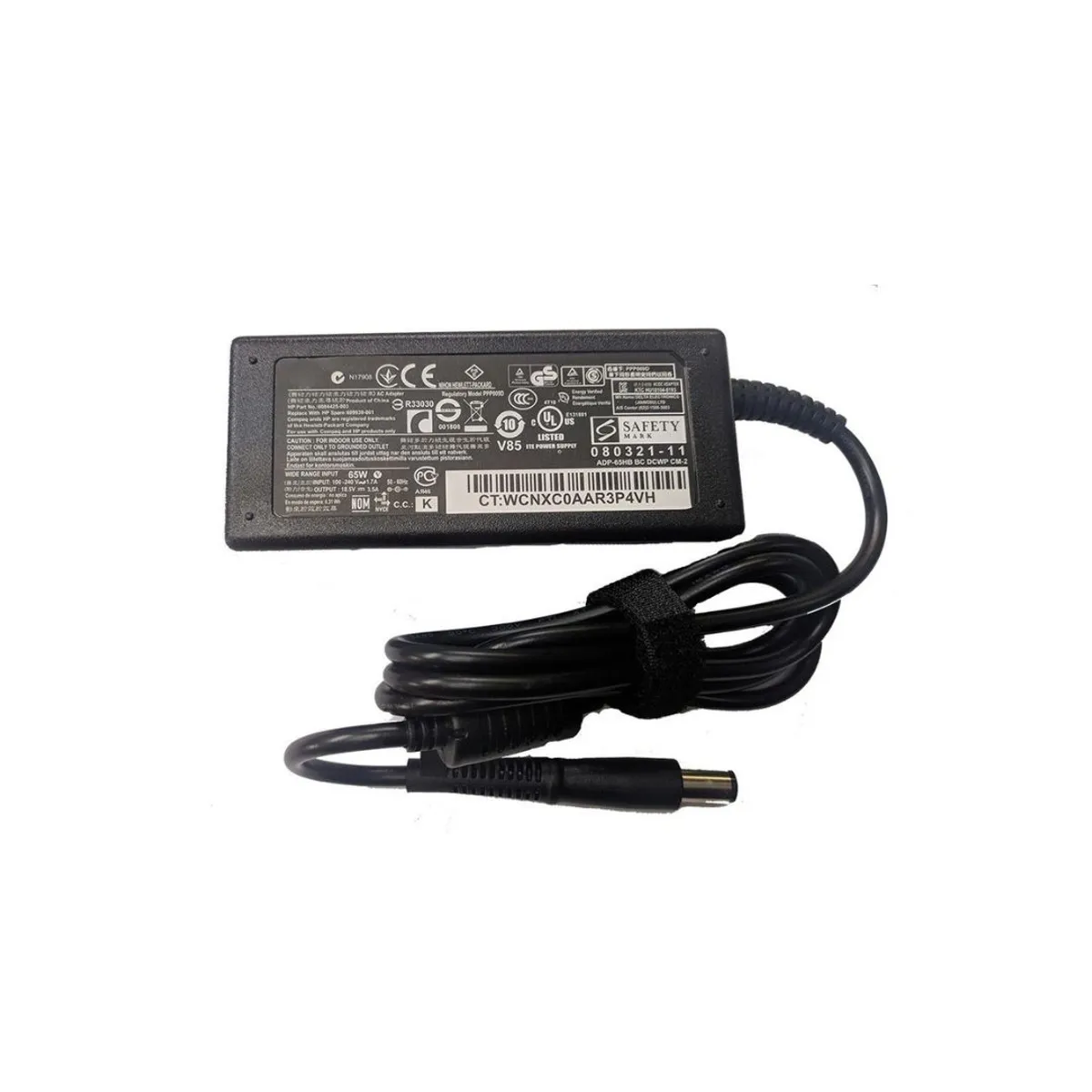 GENERICO - Cargador para Laptop Hp 18.5V.  3.5A.  65W.  7.4 X 5.0mm.  Punta Aguja