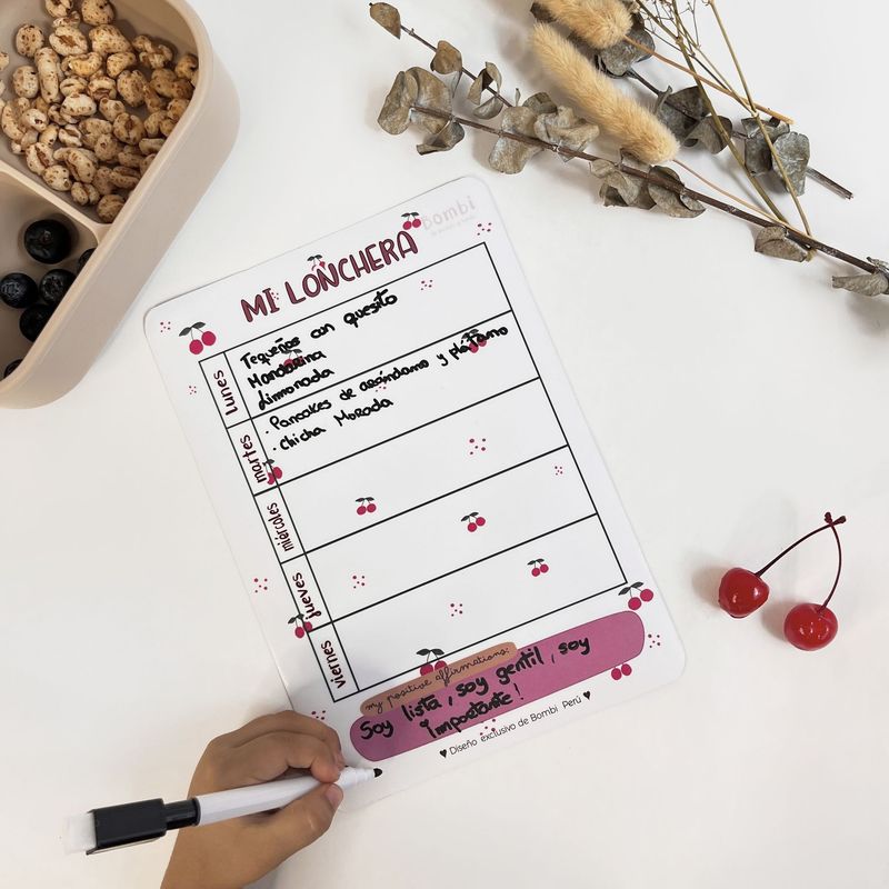 GENERICO - Planner Lonchera Cherry Bombi