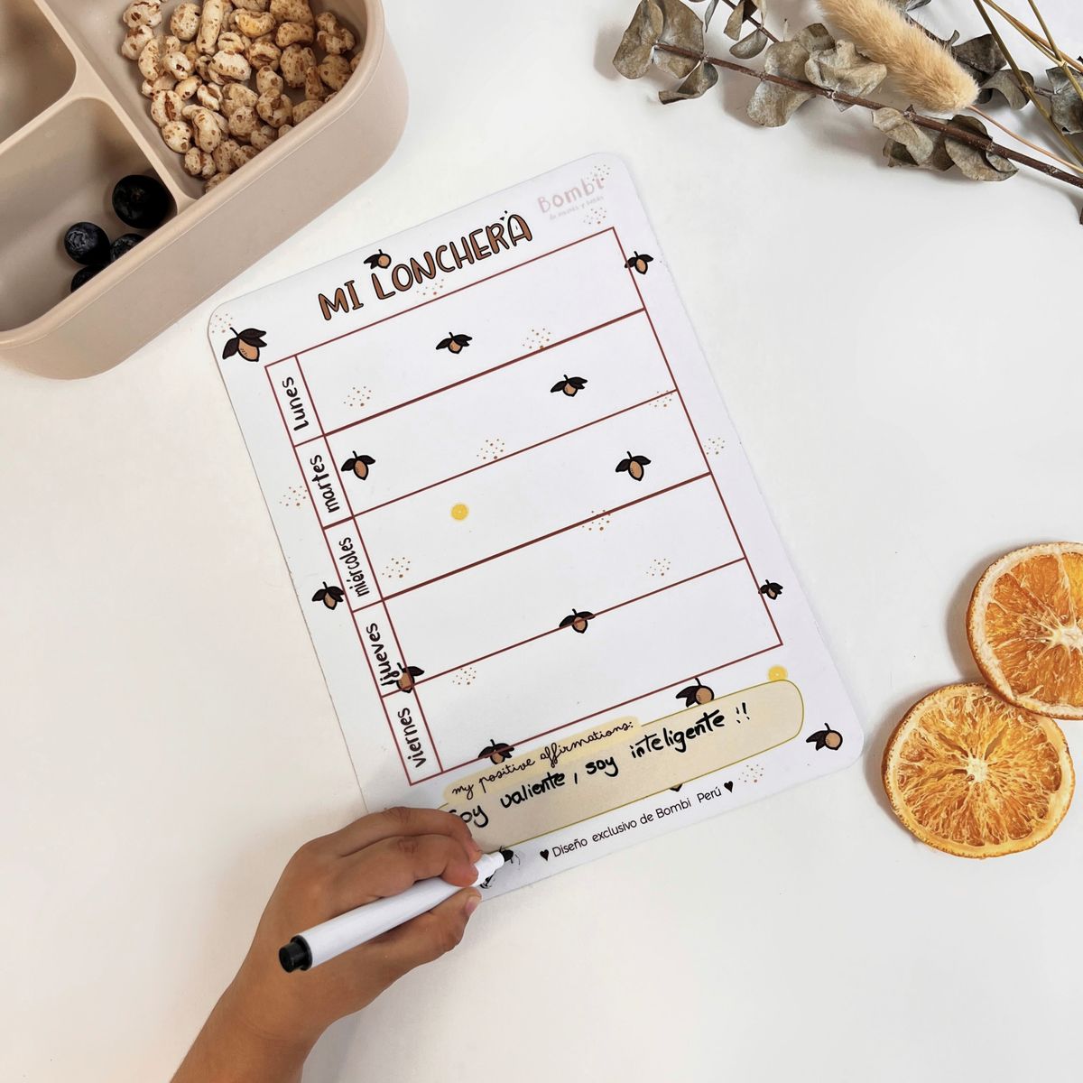 BOMBI DE MAMAS Y BEBES - Planner Lonchera Lemon Bombi