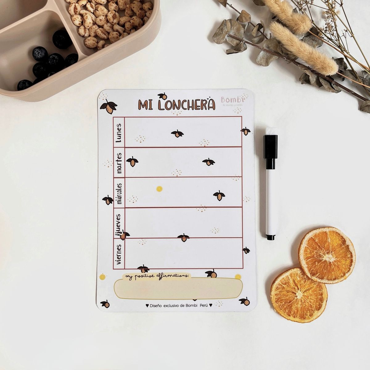 BOMBI DE MAMAS Y BEBES - Planner Lonchera Lemon Bombi