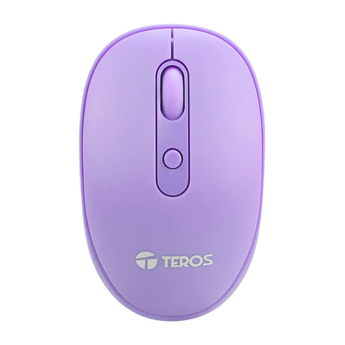 TEROS - Mouse óptico INALAMBRICO Teros TE5075P, Color Purpura, 1600 DPI