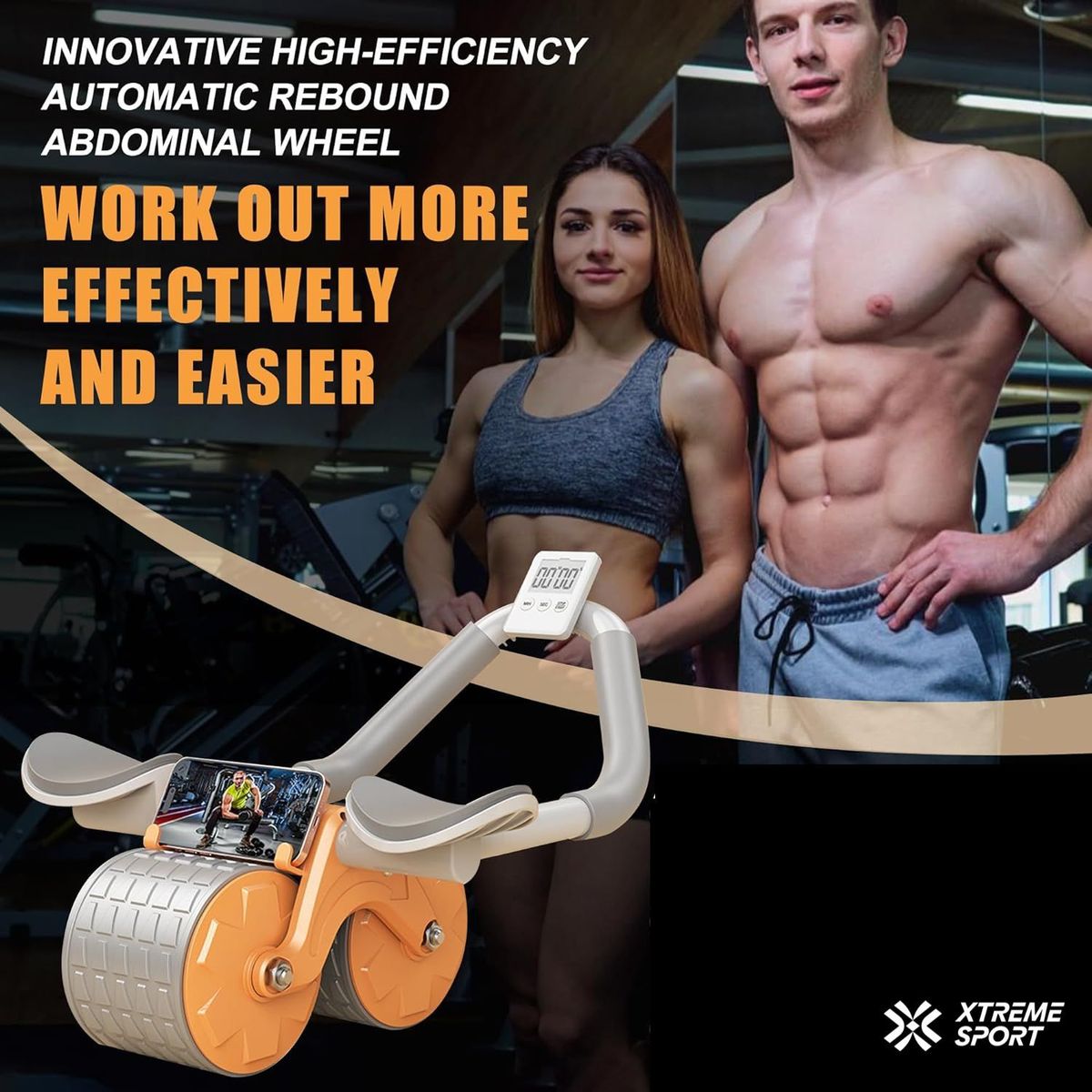 XTREME SPORT - Rueda de Abdominales Smart Fortalece tu abdomen