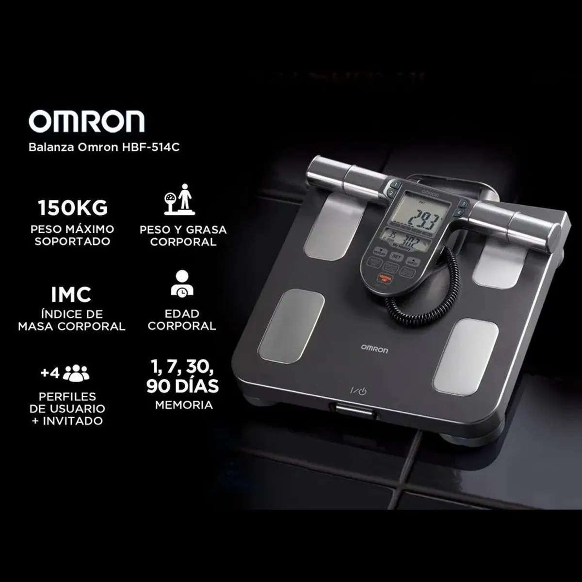 OMRON - BALANZA CORPORAL DIGITAL HBF-514 OMRON