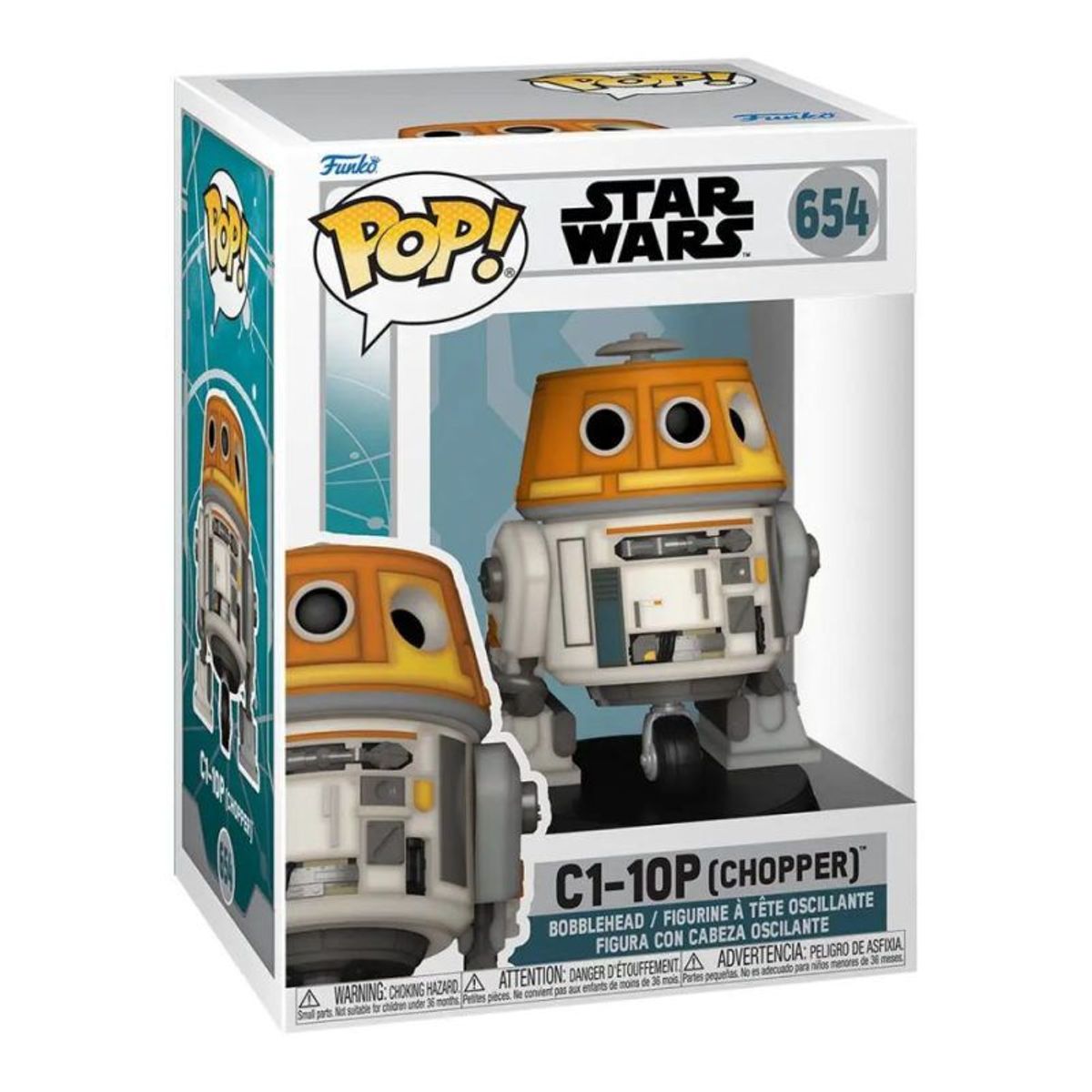 FUNKO - Funko Pop Chopper C1-10P Ahsoka Serie Star Wars