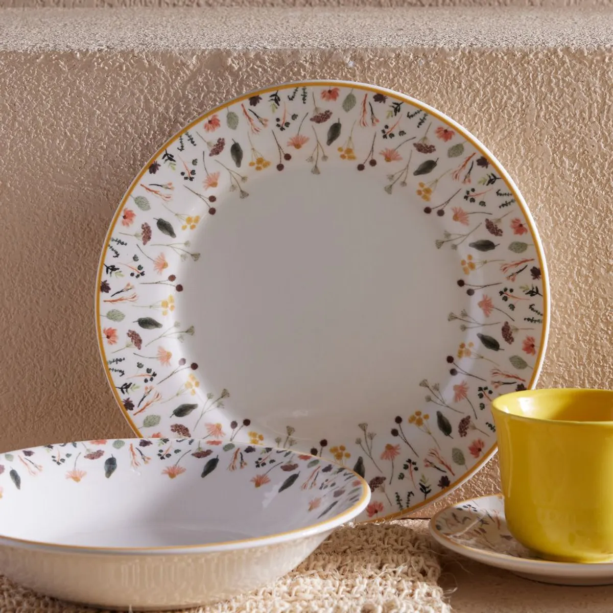 CORONA - Juego de Vajilla CORONA 16 piezas Mod Ashley - Original Garantia