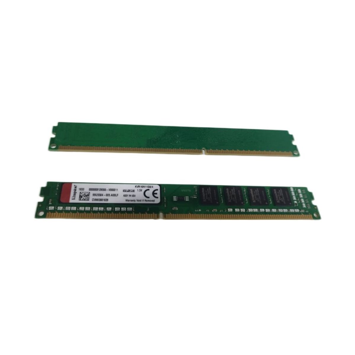 KINGSTON - Memoria Ram  Kingston  4GB.  DDR 3.  1600 Mhz
