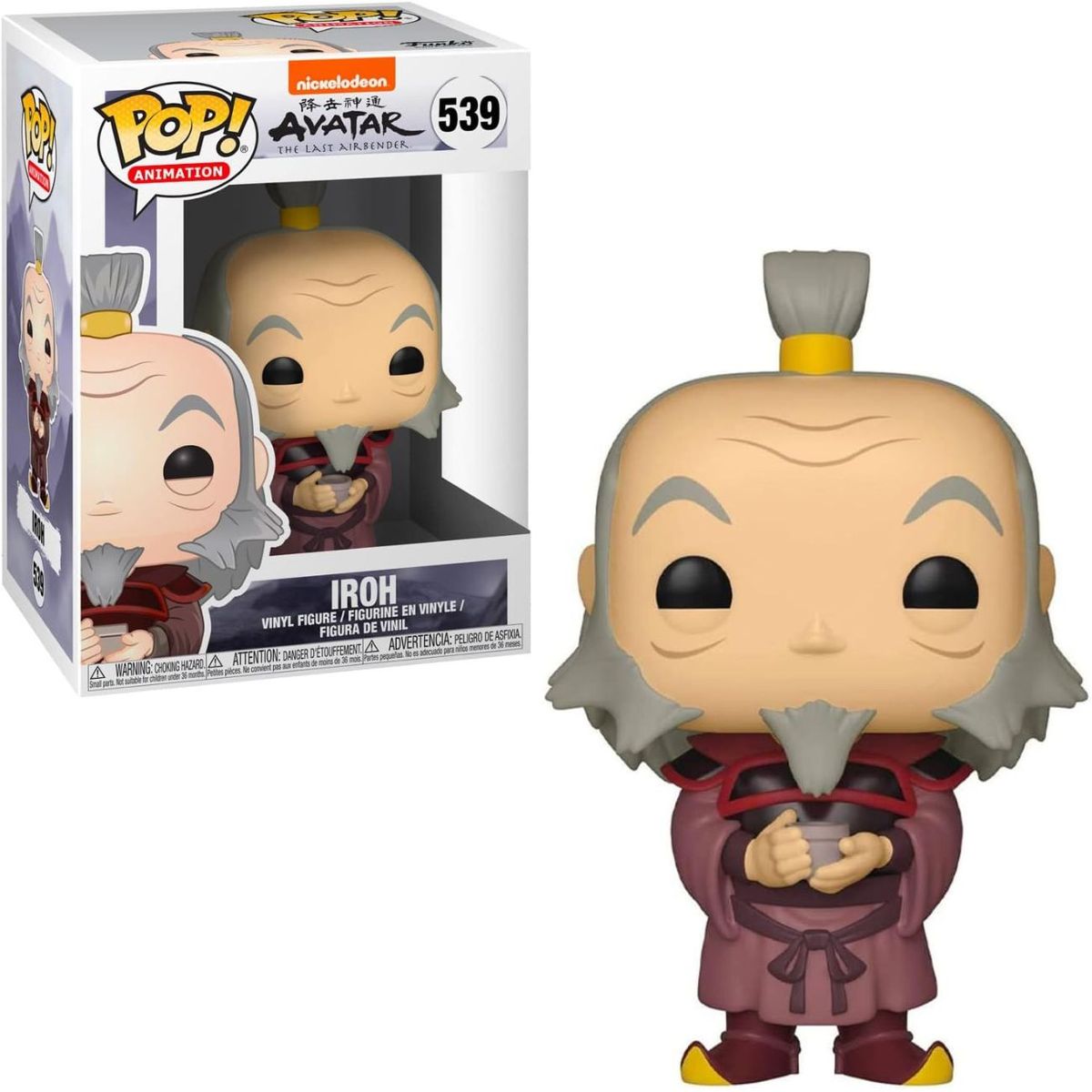 FUNKO - Funko Pop Iroh with Tea - Avatar The Last Airbender caja dañada