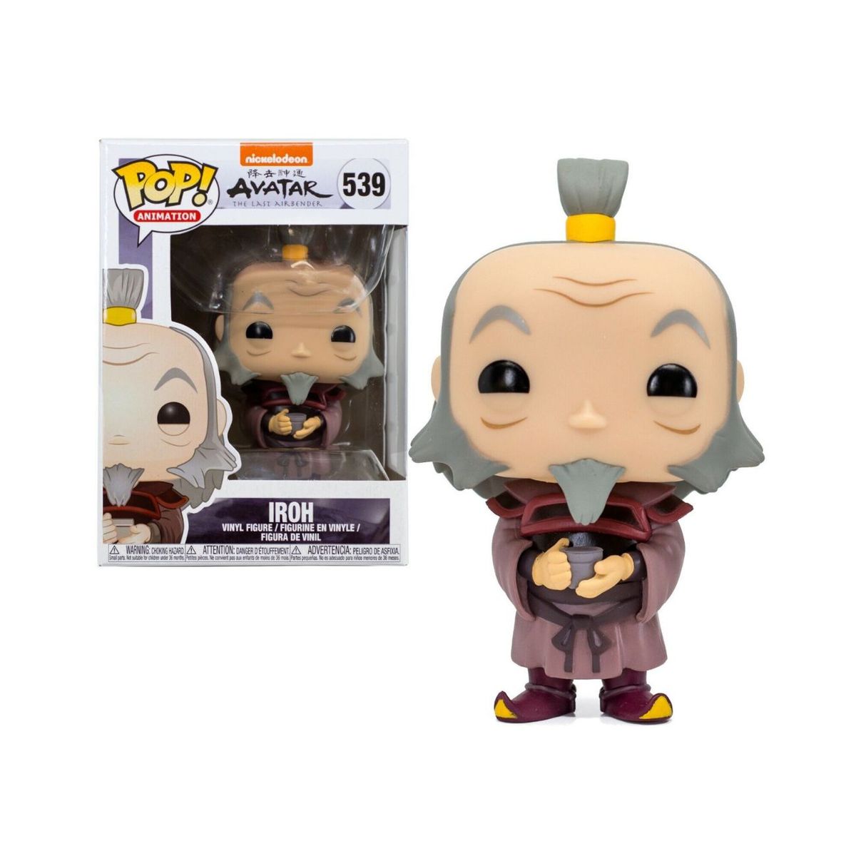 FUNKO - Funko Pop Iroh with Tea - Avatar The Last Airbender caja dañada