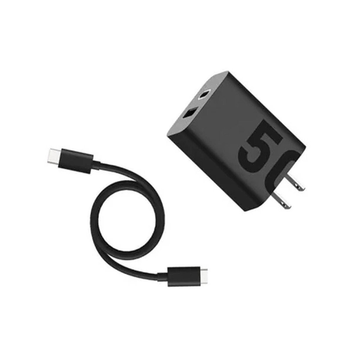 GENERICO - Cargador Pared Turbo Power 50W Duo Cable Type C a Type C para tu Moto