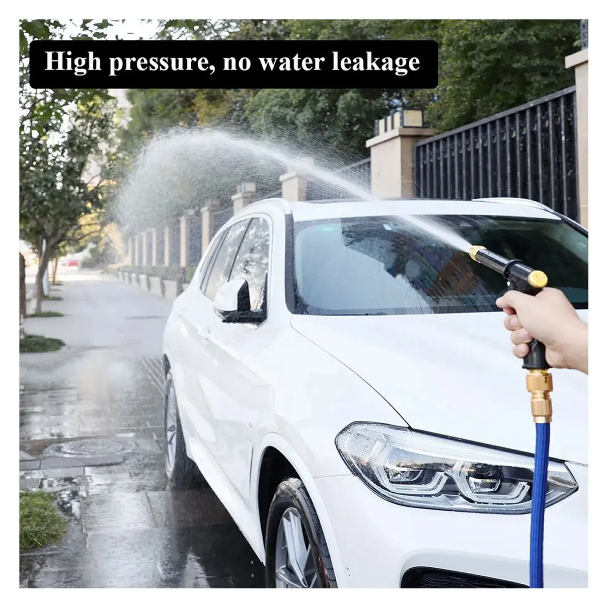 GENERICO - Pistola de agua de alta presión rociador de jardín y auto