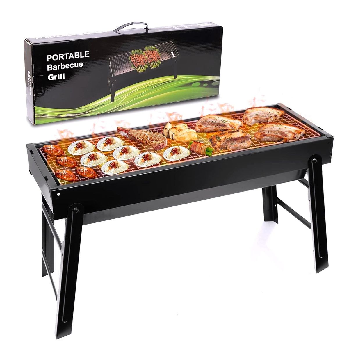 GENERICO - Mini Parrilla Portátil Plegable