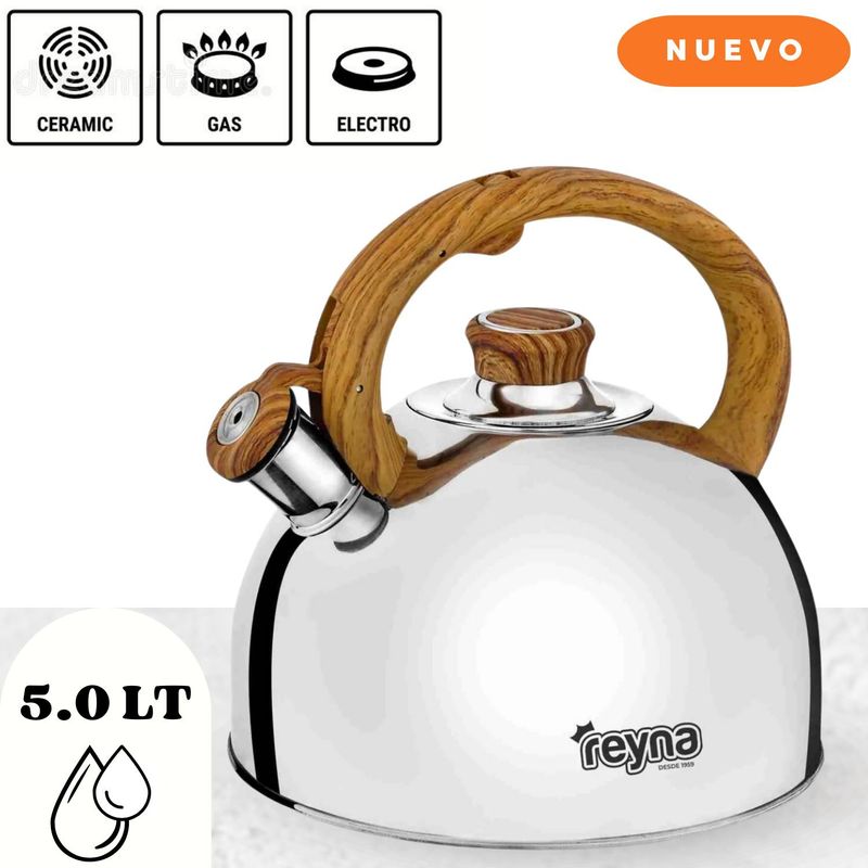 Reyna - Tetera reyna deluxe 5l Acero Inoxidable