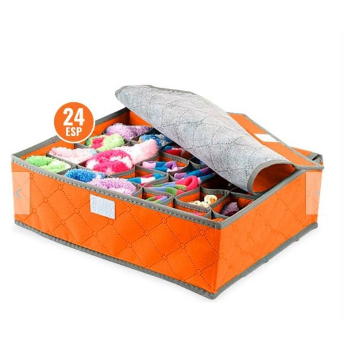 GENERICO - Organizador de Medias ANARANJADO A1