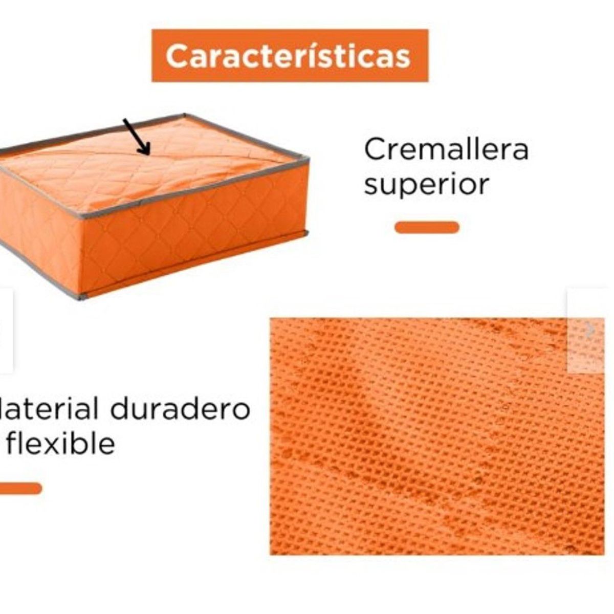 GENERICO - Organizador de Medias ANARANJADO A1