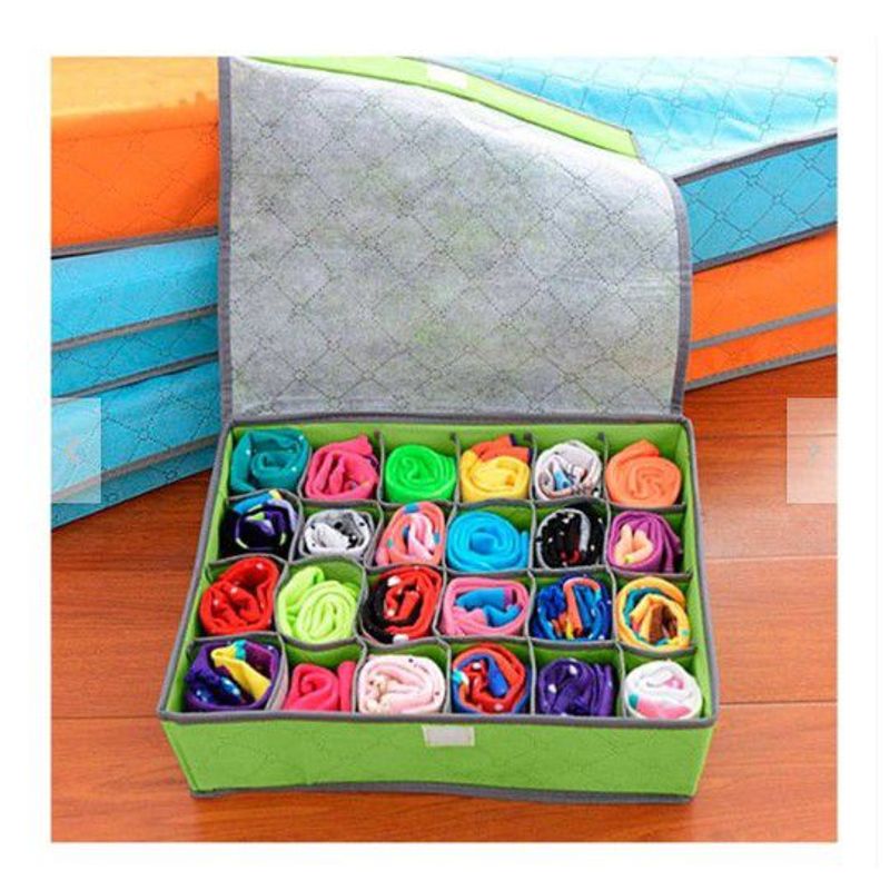 GENERICO - Organizador de Medias VERDE  de Calidad A1